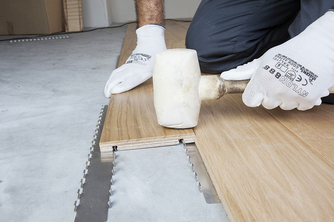 Více vrstvá podlaha palice